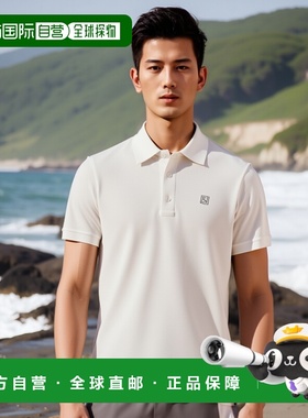 香港直邮FENDI 男士T恤 FY0985AUA5F0QA0 CO 白色 FF metallic lo