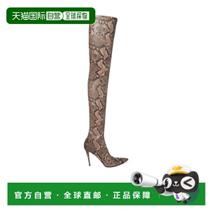 香港直邮Stella McCartney 印花高跟过膝长靴女鞋 810265AP0180