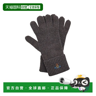 1h可退 香港直邮Vivienne Westwood 土星图案手套 8202002RK0065