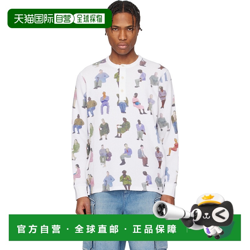 1小时内可退 香港直邮潮奢 J.W. Anderson 男士 白色 Printed Waf