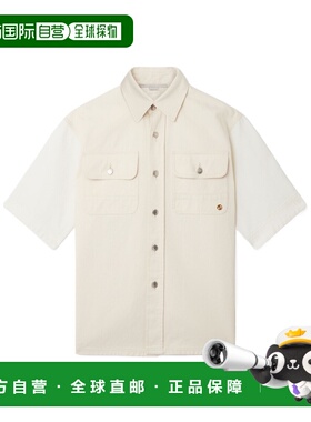 1h可退 香港直邮Stella McCartney 翻领短袖衬衫 6D02513SPH57