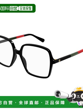 香港直邮Gucci 古驰 女士 GG1003O col. 008 全黑透明色眼镜 GG10