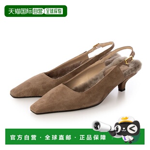 日本直邮FABIO RUSCONI 基顿跟带毛背带鞋 FA933BW20281 女鞋