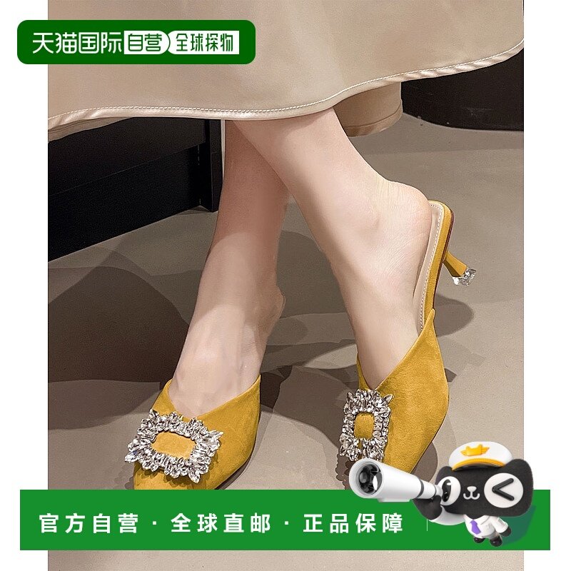 1h可退 日本直邮LOWO女士尖头铆钉装饰穆勒鞋 lwtoymn19882单鞋,女鞋,浅口单鞋,淘宝优惠券,粉丝福利购,淘宝优惠卷