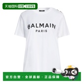 香港直邮潮奢 T恤 Balmain 1h可退 巴尔曼 女士 white白色 舒适时