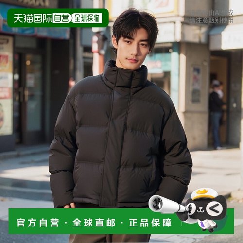 欧洲直邮Ami Paris 男士拉链连帽夹克羽绒服外套流行男装