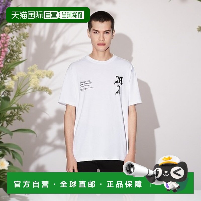 香港直邮Amiri AMIRI X WES LANG 联名 格纹骷髅头T恤 AW22MJG001