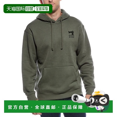 自营Scotch & Soda Fleece Graphic Hoodie - green 美国奥莱直发