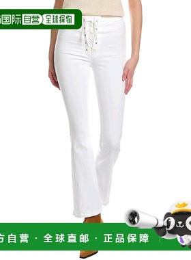 自营 MOTHER Denim 系带高腰周末休闲裤 Totally Innocent Flare