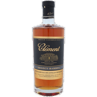欧洲直邮Clement Rhum Select Barrel克莱蒙朗姆酒精选桶700ml40%