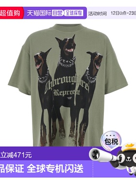1h可退 香港直邮Represent 男士 'Thoroughbred' Doberman Letter