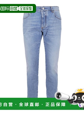 香港直邮BALMAIN 男士休闲裤 AH1MG000DC996FF SS2024 蓝色 Jeans