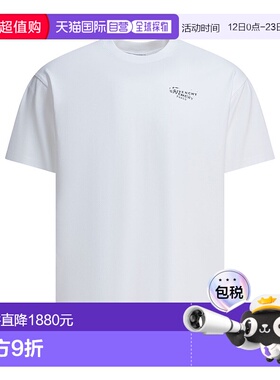 香港直邮GIVENCHY 男士T恤 BM71NK3YSA100 CO 白色 T-shirt with