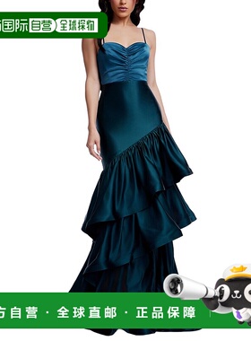 自营Dress The Population Clarice Mermaid Gown - pine 美国奥