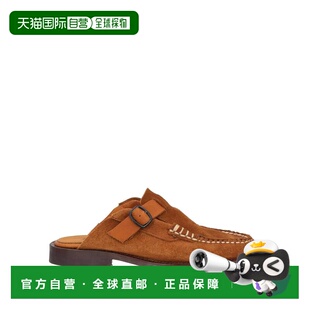 1h可退 香港直邮Hereu 女士 Mules 木屐 brown棕色 舒适时尚