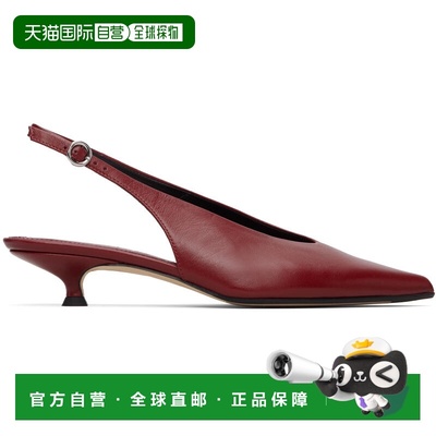 1h可退 香港直邮aeyde 女士 红色 Camila 中跟鞋 A11PU0666001229