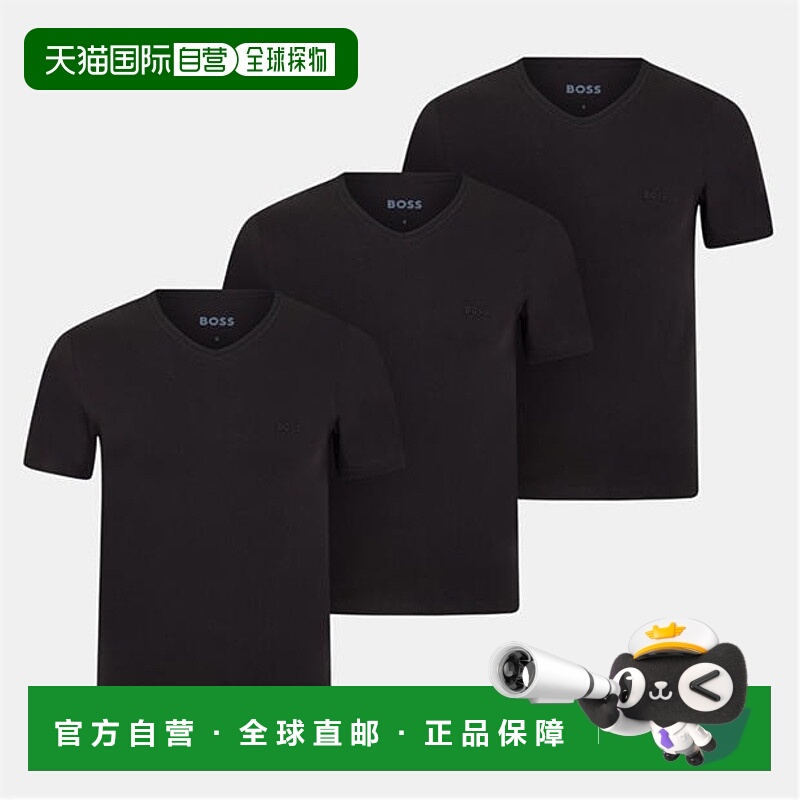 1h可退 香港直邮BOSS 波士 男士 HBB Breathable 柔软布织T恤