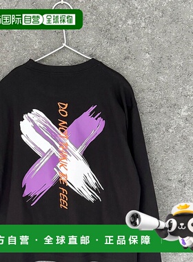 1h可退 日本直邮SHISKY 儿童 宽松长款T恤 图案印花设计 14401