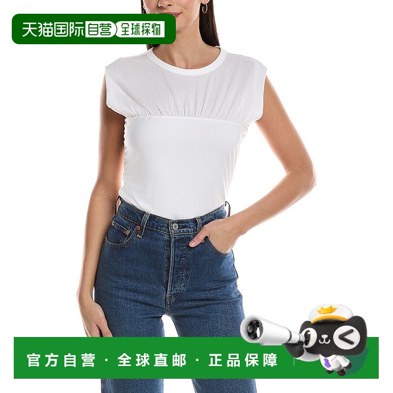 自营rag & bone Jersey Banded Top - white 美国奥莱直发