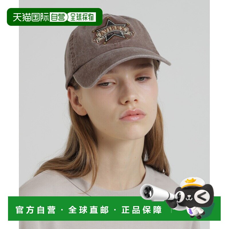 日本直邮AVIREX 女士 星星贴章铆钉棒球帽 783627【付后1h可退】