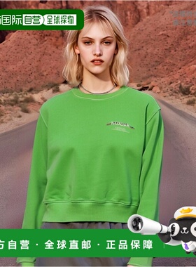韩国直邮KODAK正品新款美式校园时尚运动女款卫衣K4122LFS16GRN