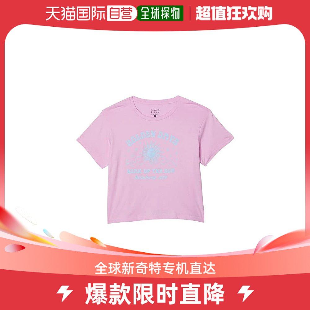 香港直邮潮奢 Billabong 女童Days 金色T恤(儿童/青年)童装
