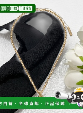 1h可退 日本直邮X-girl 女装 Y2K风 XG Logo水钻项链 金属链条吊