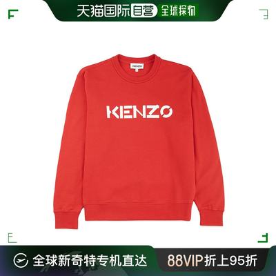 香港直邮KENZO 女士橙色圆领卫衣 FA62SW8214MD-17