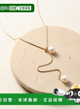 日本直邮COLONY 2139 女士 淡水珍珠 Y字可调节链条项链 CWG10525
