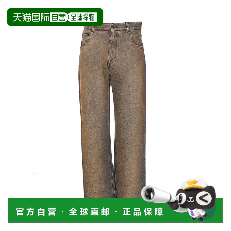 1h可退 香港直邮Fendi 芬迪 男士 長牛仔褲 FLP285AT2I grey灰色