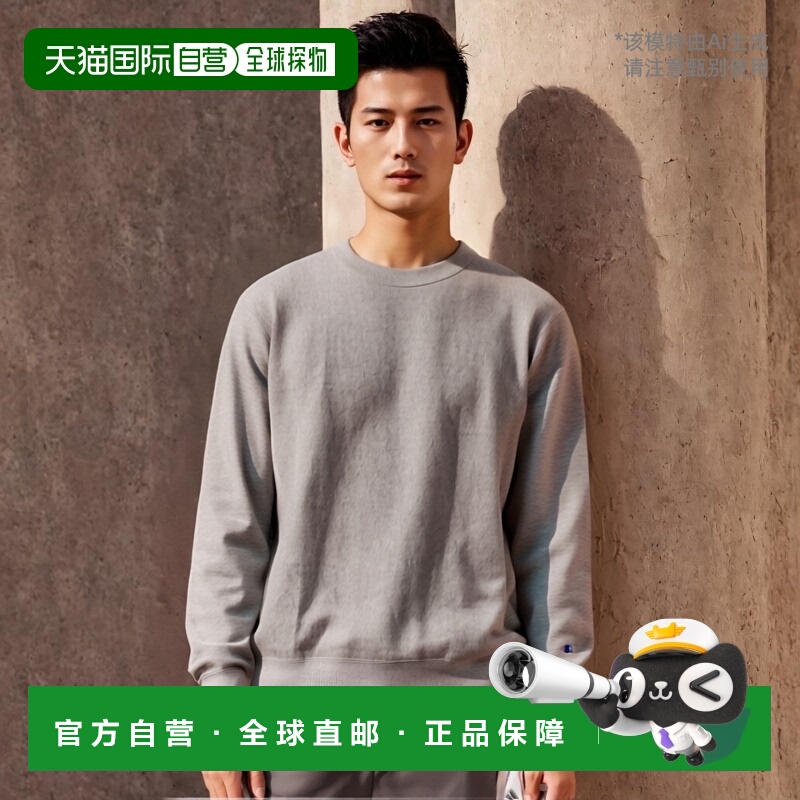 日本直邮Champion 经典运动装 Reverse Weave(R) 圆领运动衫 Cham