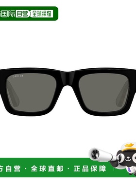 1h可退 香港直邮潮奢 Gucci 古驰 男士 Eyewear 矩形框太陽眼鏡 G