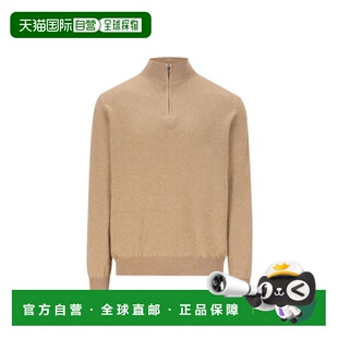 香港直邮Loro Piana 高领长袖针织衫 FAN1203羊绒半拉链