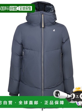 1h可退 香港直邮潮奢 k way 男士 长袖羽绒服 K4127FW blue蓝色