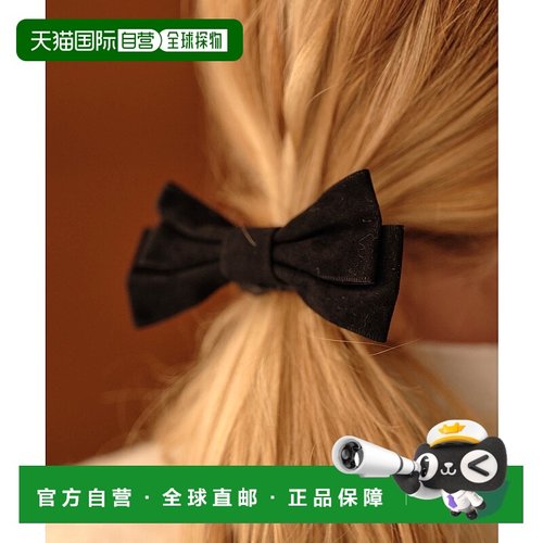 1h可退 日本直邮ANOH女士发饰丝绒大蝴蝶结发圈 a2410720hn/a2410