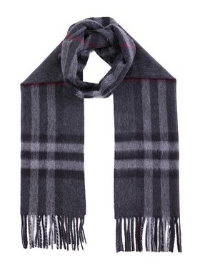 BURBERRY 女士围巾 3913731 黑色 Check Scarf