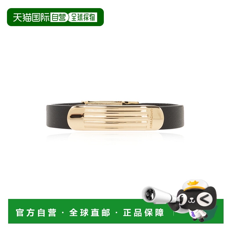 1h可退 香港直邮SALVATORE FERRAGAMO 男士手链手镯 770357BRLEAG
