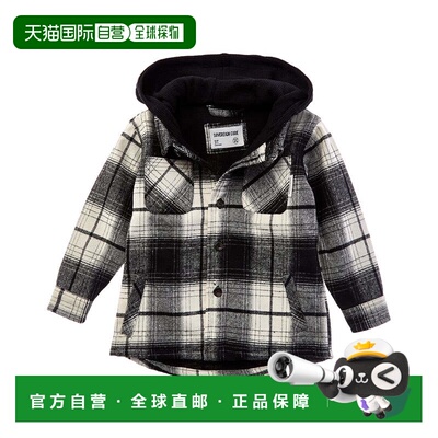 自营Sovereign Code Guard Hooded Button Down Shirt - black 美