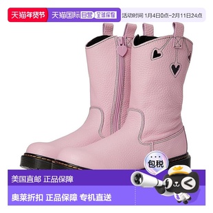自营Dr. Martens Bex Heart 31948148 Boots Kids Pink Leather R