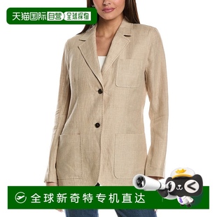 york拉斐特148纽约三口袋亚麻运动夹克 自营 new lafayette 148
