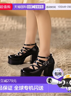 日本直邮日潮 Yosuke厚底高跟鞋YO729BW020436透气