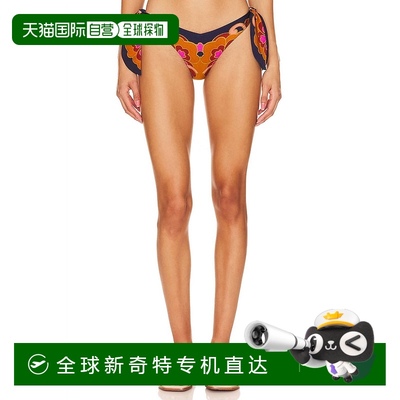 自营 zimmermannWomen's Acadian Scarf Tie Bikini Bottom In Na