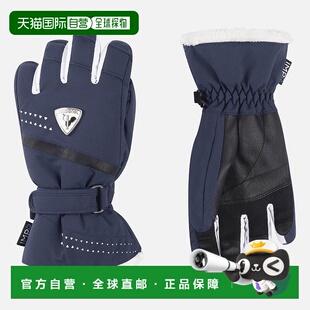 自营欧洲直邮ROSSIGNOL Nova女士滑雪手套羊毛防水