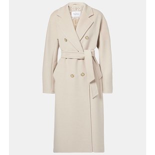 女士 Ticino MaxMara 雙排扣羊毛羊絨大衣 001379 麥斯瑪拉 潮奢