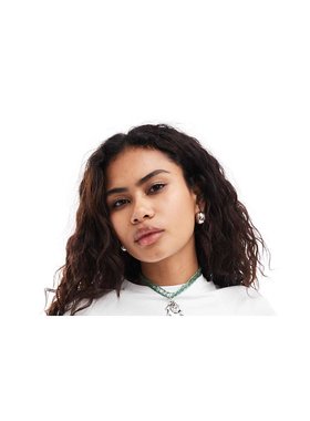 潮奢 Noisy May 女士 Noisy 五月合体款盖袖T恤(白色)