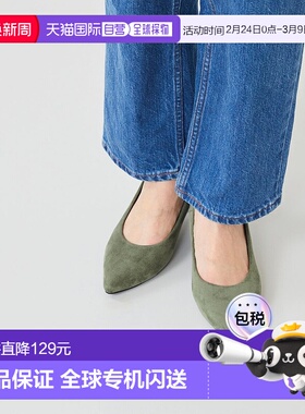 日本直邮Menue 中跟女式浅口鞋 单鞋高跟鞋 ME8623BW02032黑色