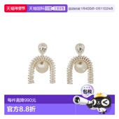 706424SILVER 1h可退 metal金属 女士 耳饰 香港直邮magda butrym