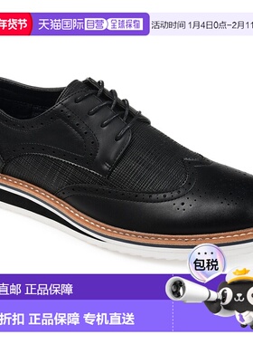 自营 vance co.Vance Warrick Wingtip德比-黑色 美国奥莱直发