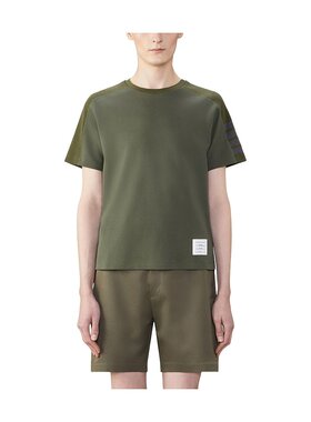 THOM BROWNE 男士T恤 MJS246A07323320 AW2024 绿色