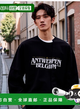 1h可退 日本直邮ESSAY 男士拼接长袖T恤 ES19TS03高档舒适百搭 高